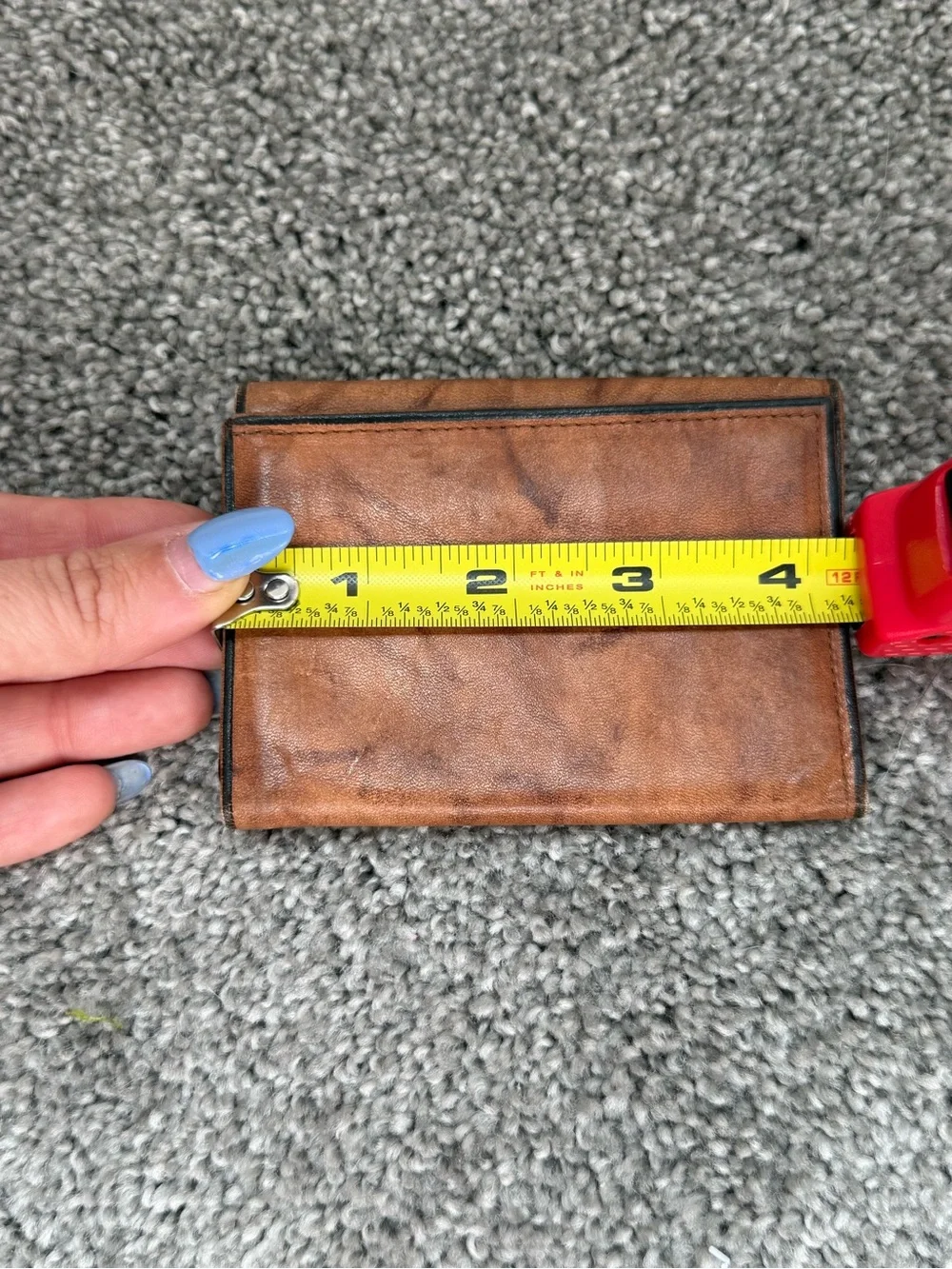 Vintage Rolfs Tri-Fold Leather Wallet